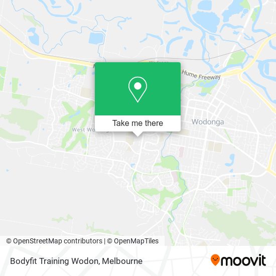 Bodyfit Training Wodon map