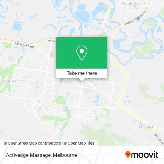 Activedge Massage map