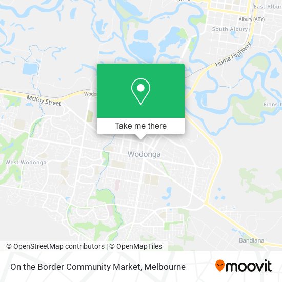 On the Border Community Market map