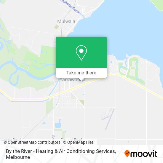 By the River - Heating & Air Conditioning Services map