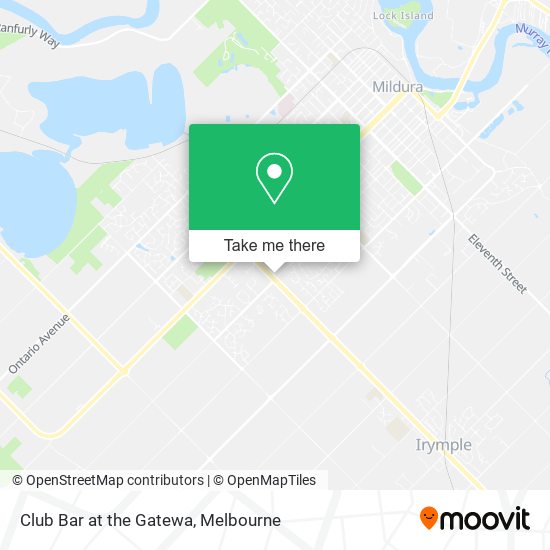 Club Bar at the Gatewa map