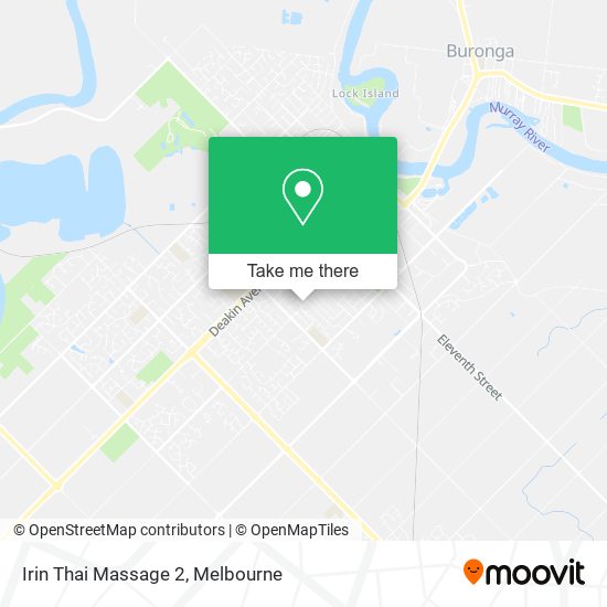 Irin Thai Massage 2 map