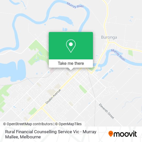 Rural Financial Counselling Service Vic - Murray Mallee map