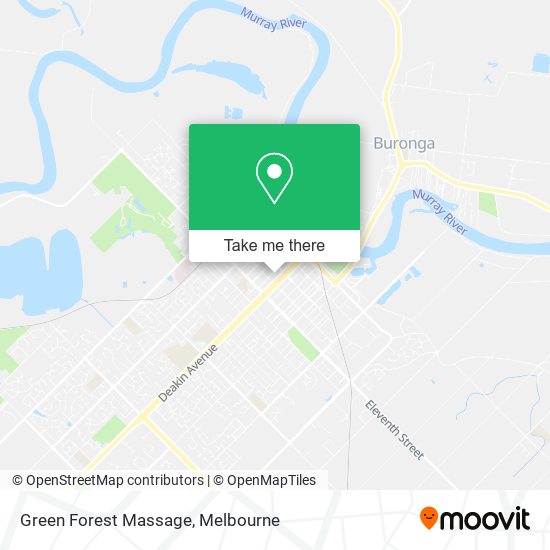 Green Forest Massage map