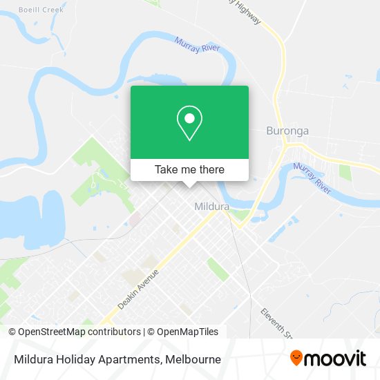 Mildura Holiday Apartments map