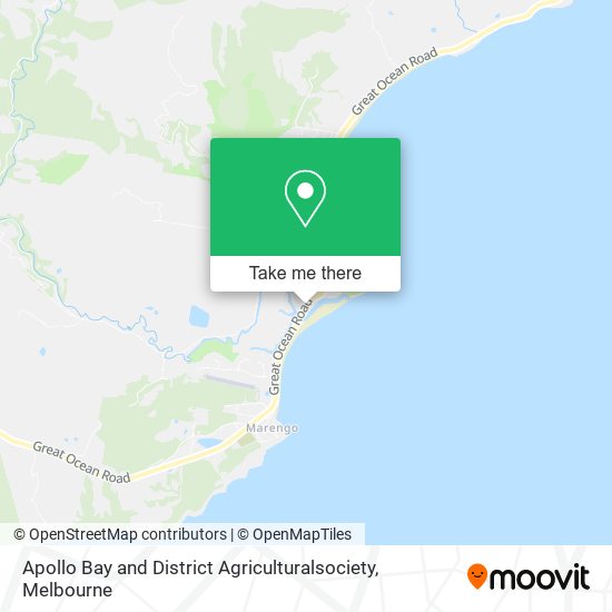 Apollo Bay and District Agriculturalsociety map