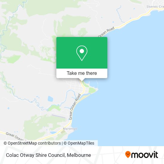 Colac Otway Shire Council map