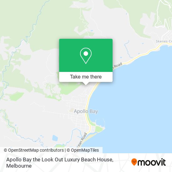 Apollo Bay the Look Out Luxury Beach House map