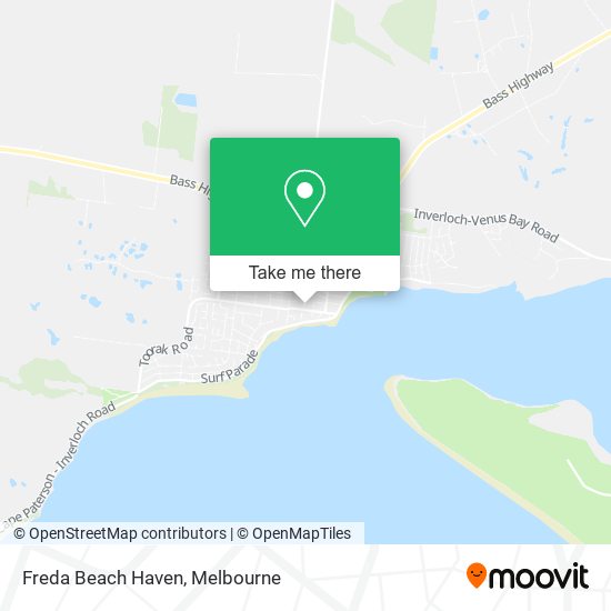 Freda Beach Haven map