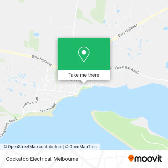 Cockatoo Electrical map