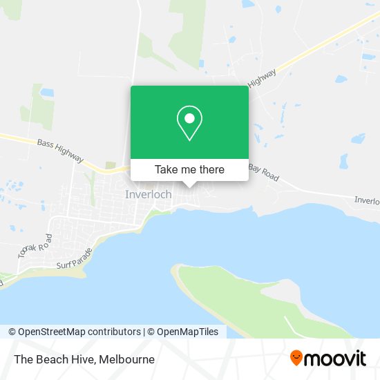 The Beach Hive map