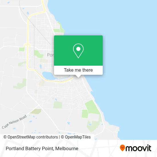 Mapa Portland Battery Point