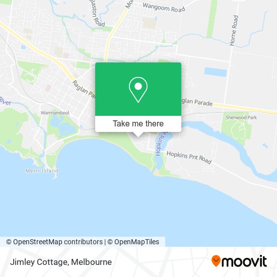 Jimley Cottage map