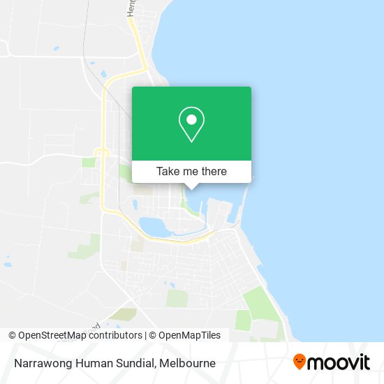 Narrawong Human Sundial map