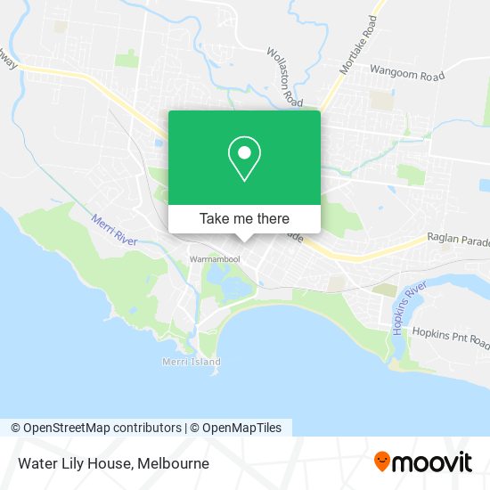 Water Lily House map
