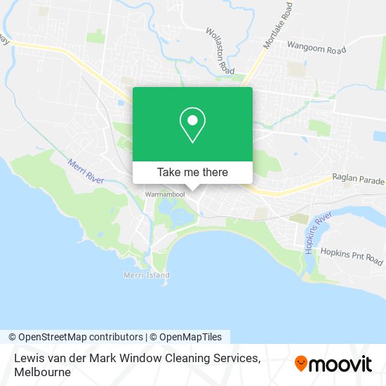 Lewis van der Mark Window Cleaning Services map