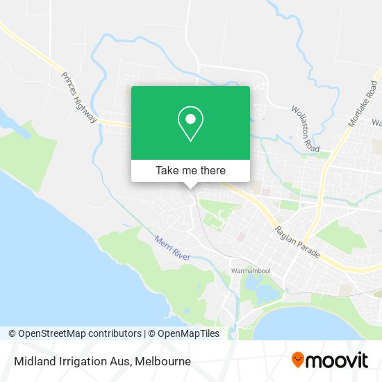 Midland Irrigation Aus map