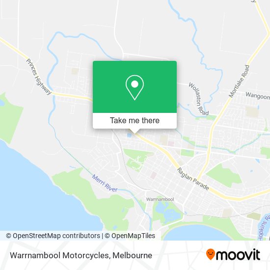 Warrnambool Motorcycles map