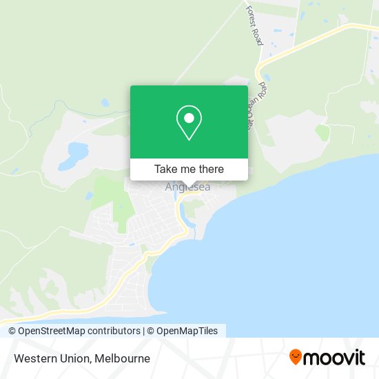 Western Union map