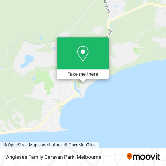 Anglesea Family Caravan Park map