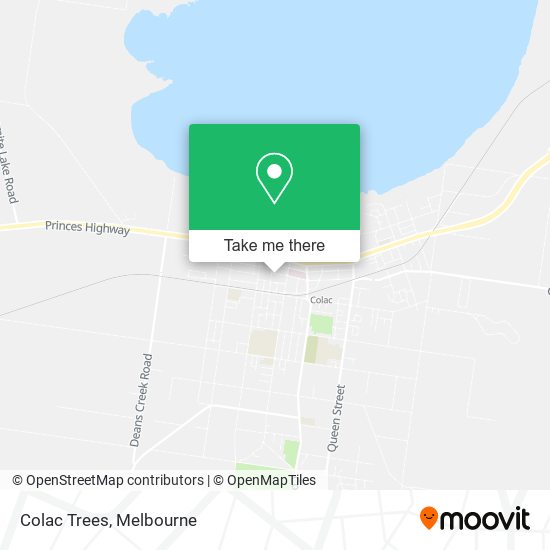Colac Trees map