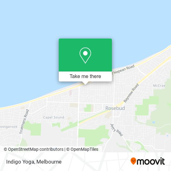 Indigo Yoga map