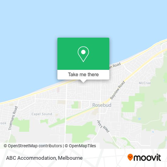ABC Accommodation map