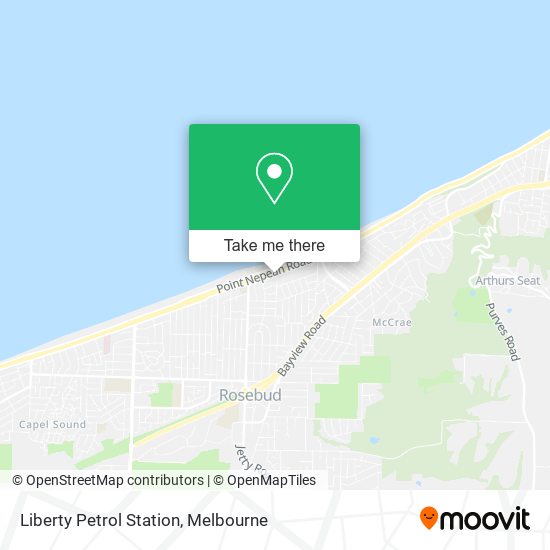 Liberty Petrol Station map