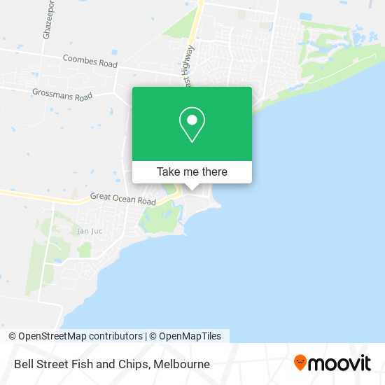 Bell Street Fish and Chips map