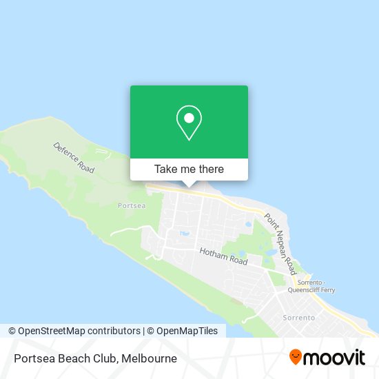 Portsea Beach Club map