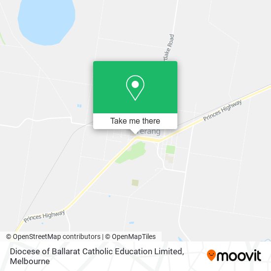 Diocese of Ballarat Catholic Education Limited map