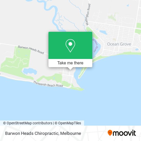 Barwon Heads Chiropractic map