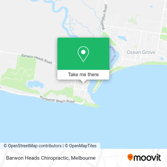 Mapa Barwon Heads Chiropractic