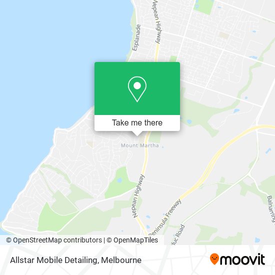 Allstar Mobile Detailing map