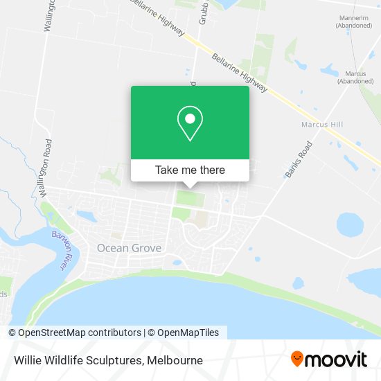 Willie Wildlife Sculptures map