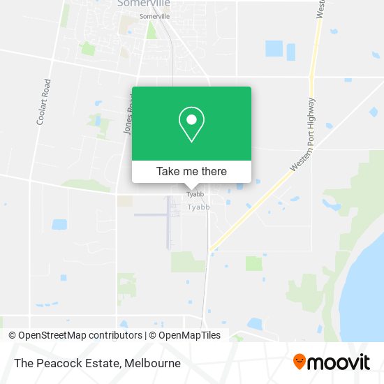 The Peacock Estate map