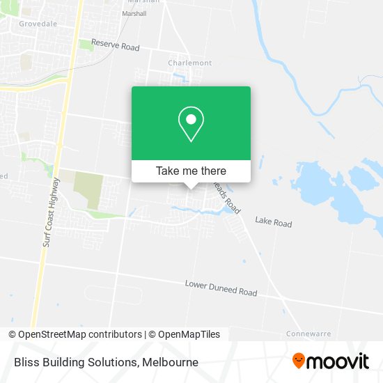 Bliss Building Solutions map