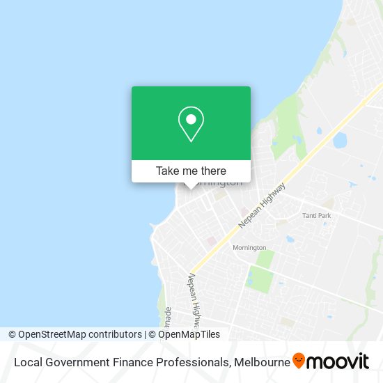 Local Government Finance Professionals map