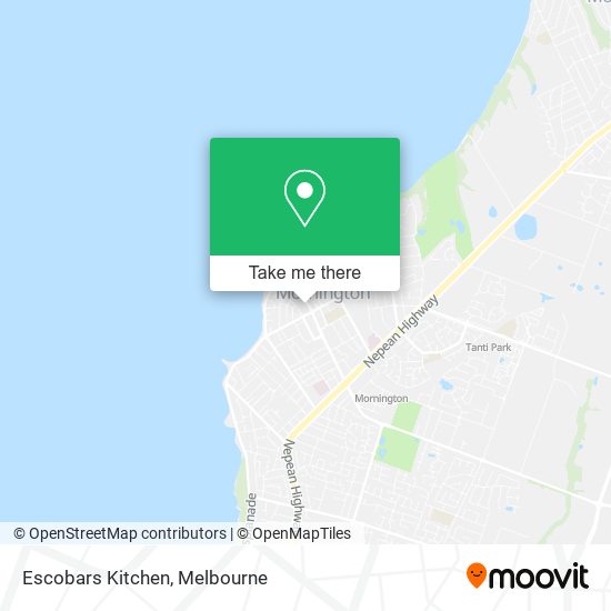 Escobars Kitchen map