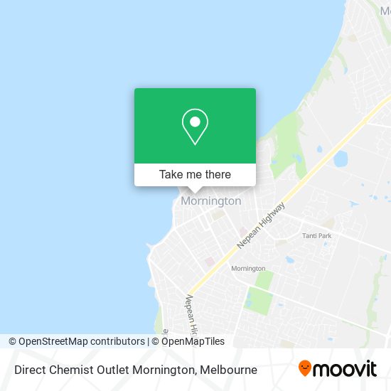 Direct Chemist Outlet Mornington map