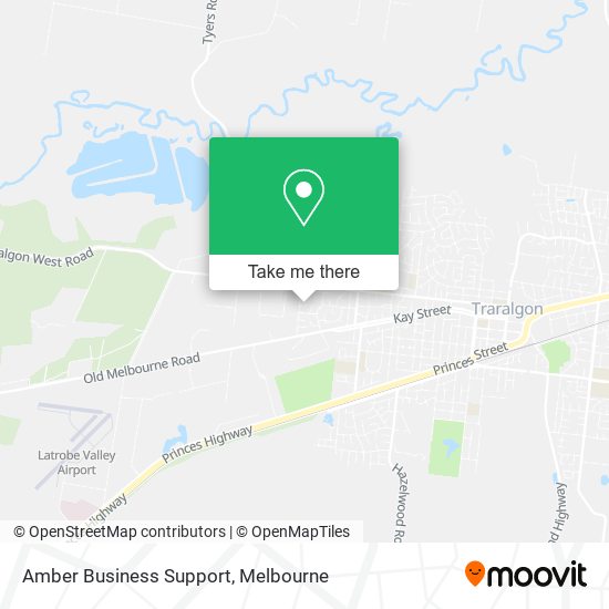 Amber Business Support map