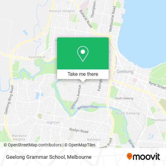 Geelong Grammar School map