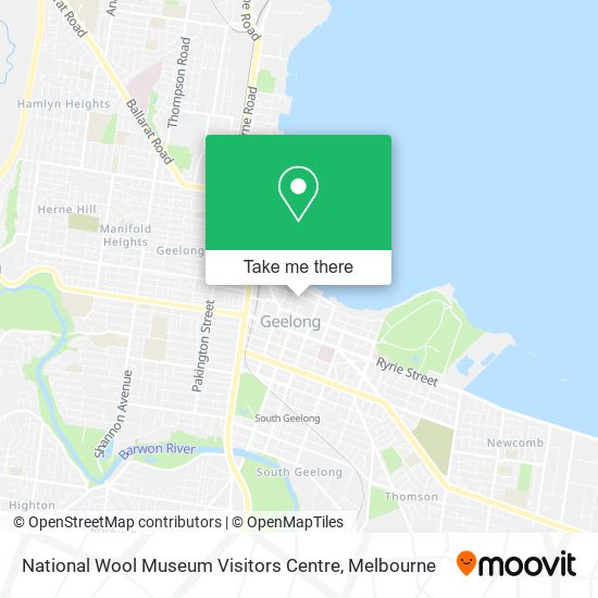 National Wool Museum Visitors Centre map