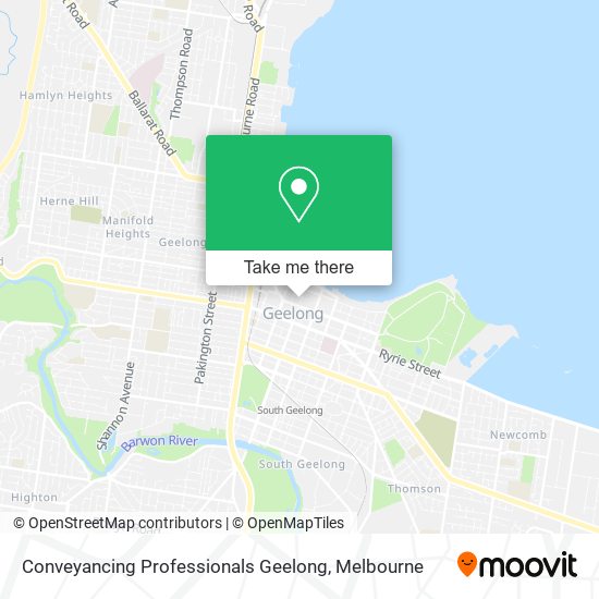 Conveyancing Professionals Geelong map