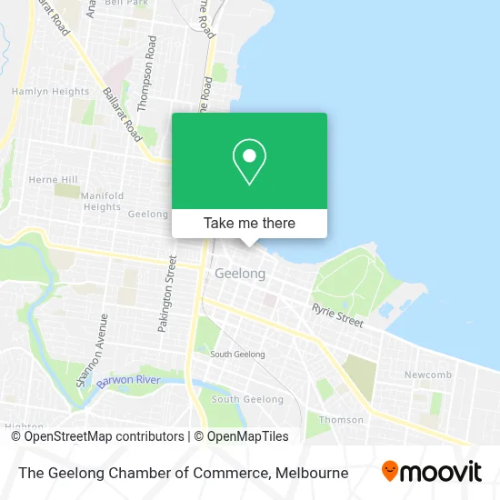 Mapa The Geelong Chamber of Commerce