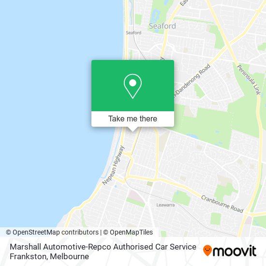 Marshall Automotive-Repco Authorised Car Service Frankston map