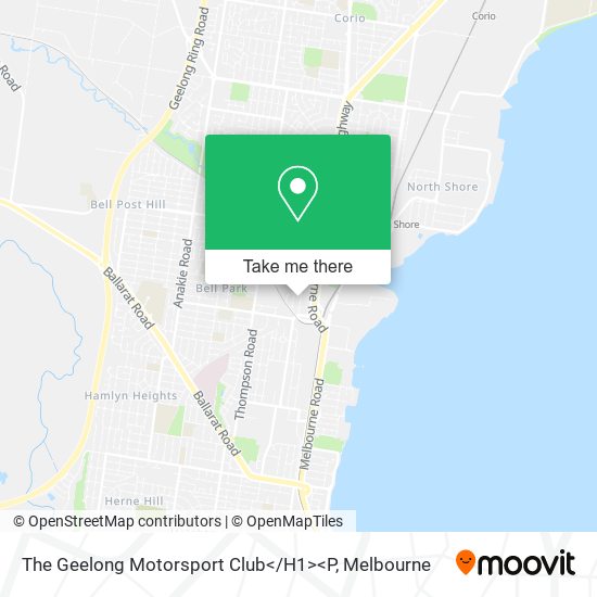 The Geelong Motorsport Club< / H1><P map