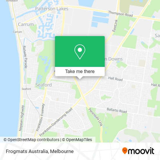 Frogmats Australia map