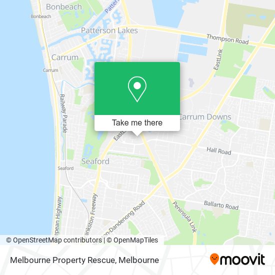 Mapa Melbourne Property Rescue