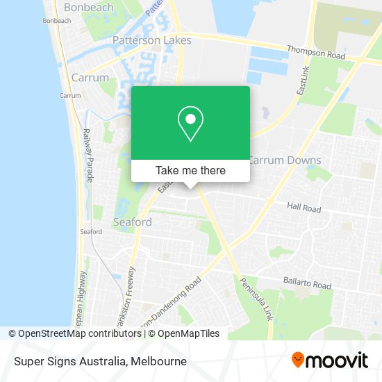 Super Signs Australia map